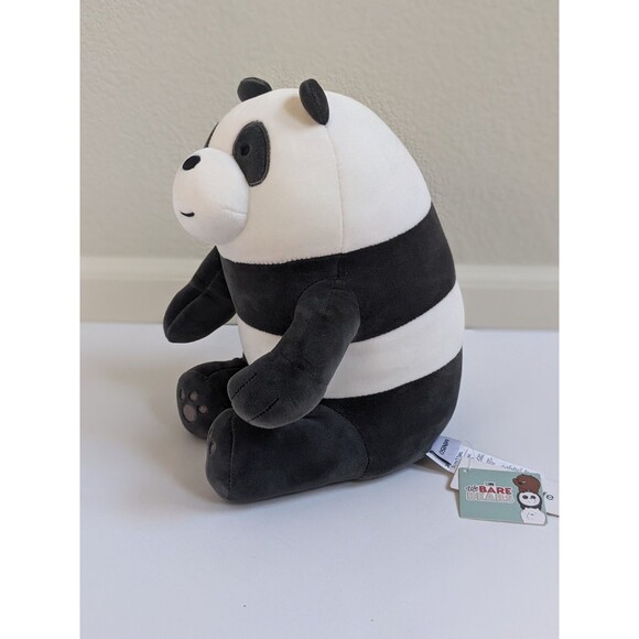 Miniso Life Cartoon Network We Bare Bears Sitting Panda Stuffed Plush Animal 11" - Picture 3 of 9